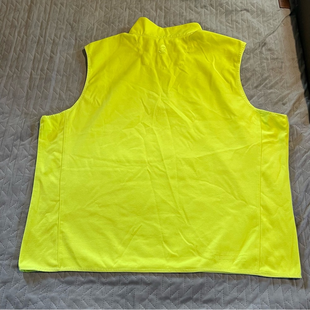Robert‎ Graham 1/4 zip golf vest mens 3XL pre-owned condition - Picture 2 of 9